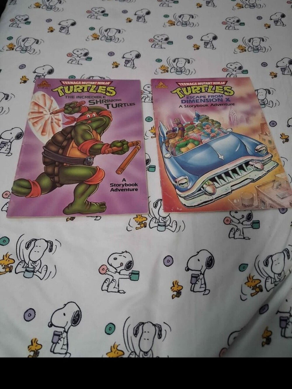 Vintage 90s TMNT Teenage Mutant Ninja Turtles Picture Books Kids Books